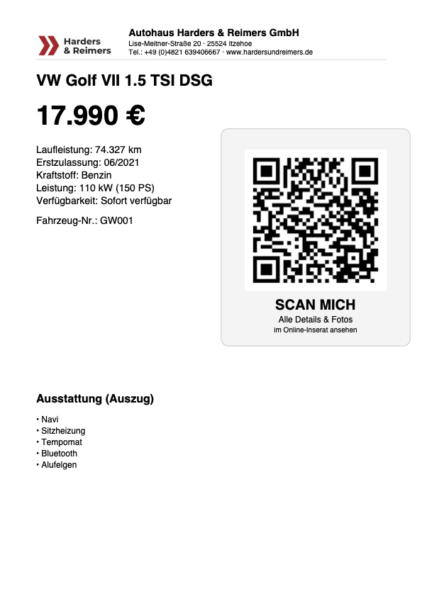 AutoQR Screenshot 1